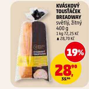 KVÁSKOVÝ TOUSŤÁČEK BREADWAY, 400 g
