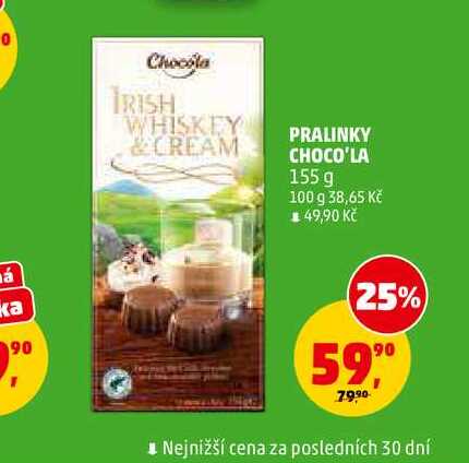 PRALINKY CHOCO'LA, 155 g 