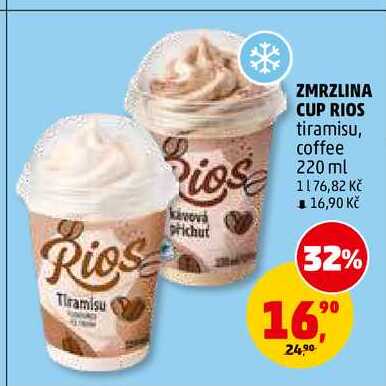 ZMRZLINA CUP RIOS tiramisu, coffee, 220 ml
