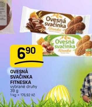 OVESNÁ SVAČINKA FITNESKA vybrané druhy 39 g 