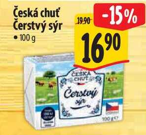Česká chuť Čerstvý sýr, 100 g