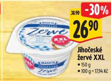 Jihočeské žervé XXL, 150 g