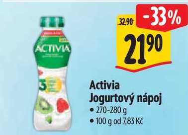 Activia Jogurtový nápoj, 270-280 g v akci