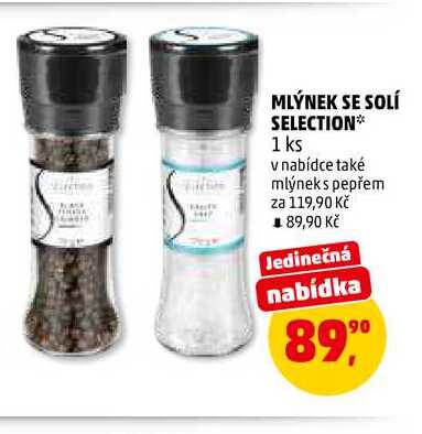 MLÝNEK SE SOLÍ SELECTION, 1 ks