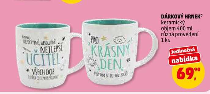 DÁRKOVÝ HRNEK, 1 ks 