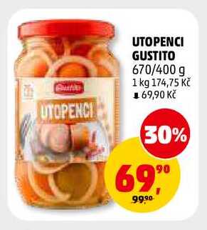 UTOPENCI GUSTITO, 670 g