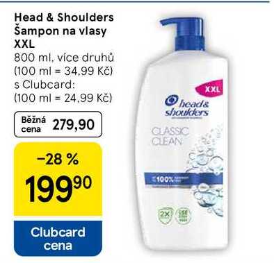 Head & Shoulders Šampon na vlasy XXL, 800 ml, více druhů  