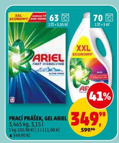 GEL ARIEL, 3,15 l