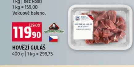 HOVĚZÍ GULÁŠ 400 g