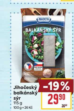 Jihočeský balkánský sýr 115 g