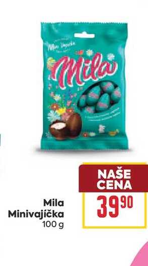 Mila Minivajíčka 100 g 