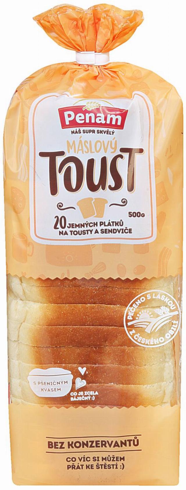 Penam Toustový chléb máslový