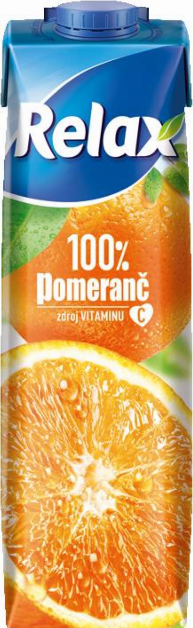 Relax Ovocný džus 100% pomeranč