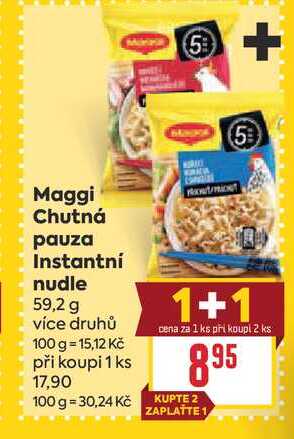 Maggi Chutná pauza Instantní nudle 59,2 g