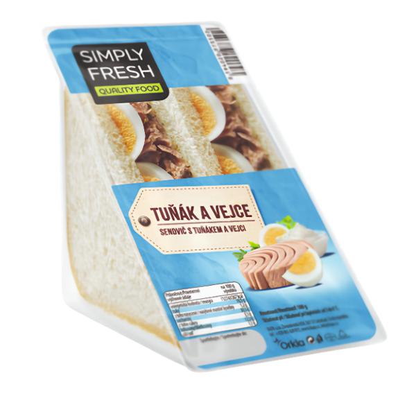Simply Fresh Sendvič s tuňákem a vejcem