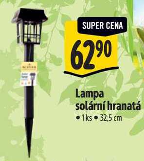 Lampa solární hranatá