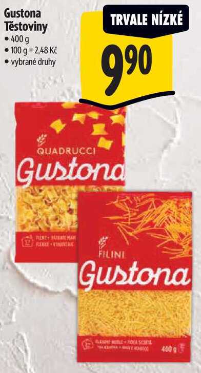 Gustona Těstoviny, 400 g