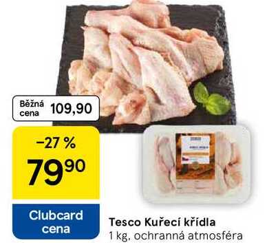 Tesco Kuřecí křídla, 1 kg