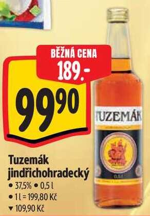 Tuzemák jindřichohradecký, 0,5 l