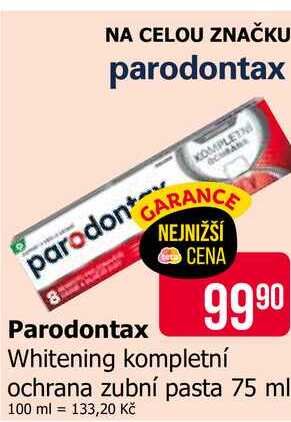 Parodontax Whitening kompletní ochrana zubní pasta 75 ml