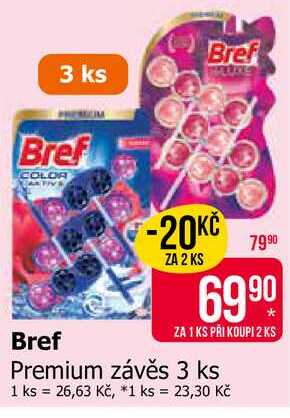 Bref Premium závěs 3 ks 