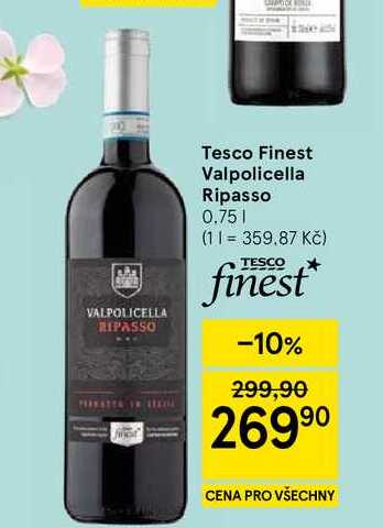 Tesco Finest Valpolicella Ripasso, 0.75 l