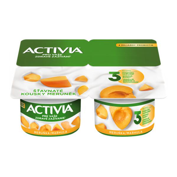 Activia Probiotický jogurt meruňka 4x120g