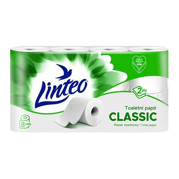 Linteo Toaletní papír CLASSIC 2vrstvý, 8 rolí