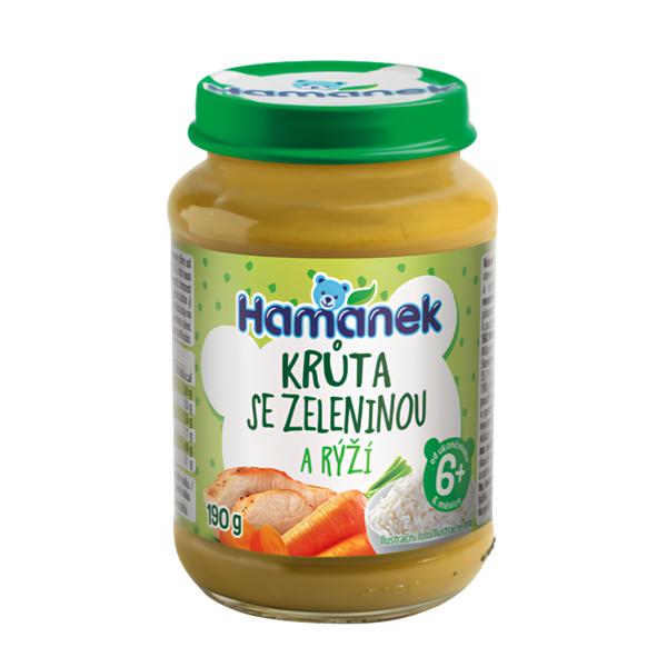 Hamánek Krůta se zeleninou a rýží