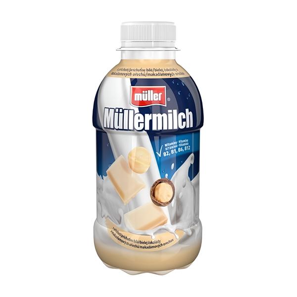 Müllermilch Bílá čokoláda-Makadamia 1,7%
