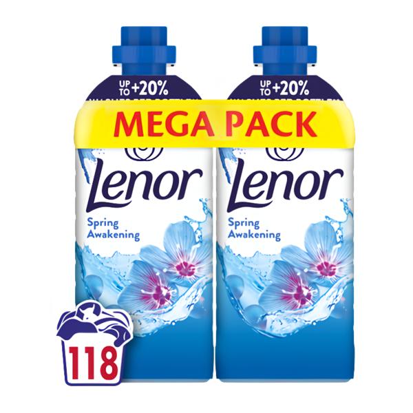 Lenor Aviváž Spring duopack, 2x 1239 ml