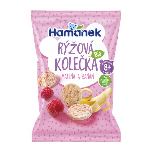 Hamánek Rýžová kolečka, Malina & Banán