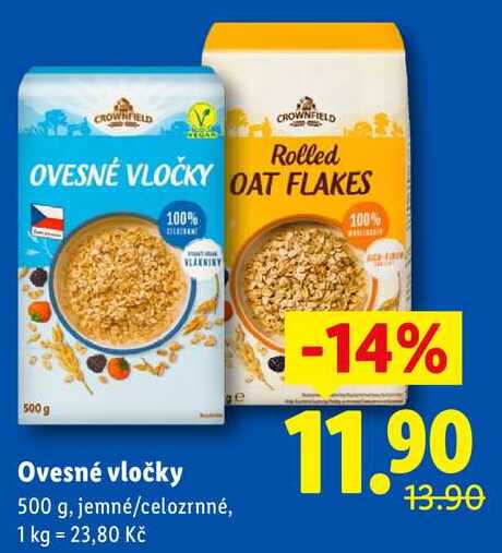 Ovesné vločky, 500 g