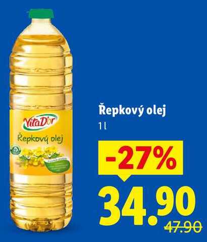 Řepkový olej, 1 l
