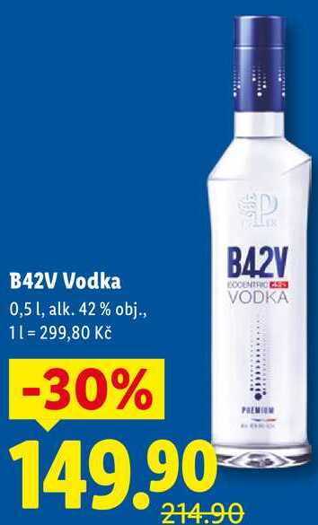 B42V Vodka, 0,5 l