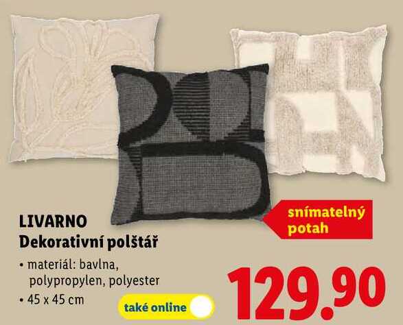 LIVARNO Dekorativní polštář 