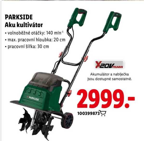 PARKSIDE Aku kultivátor