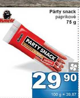 Párty snack paprikové 75 g 