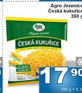 Agro Jesenice Česká kukuřice 350 g