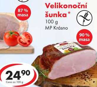 Velikonoční šunka, 100 g