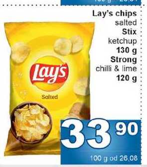 Lay's chips salted Stix ketchup 130 g 