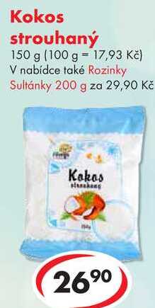 Kokos strouhaný, 150 g 