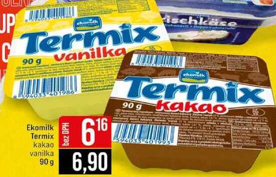 Ekomilk Termix kakao vanilka 90 g 