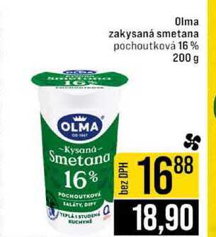 Olma zakysaná smetana pochoutková 16 % 200 g