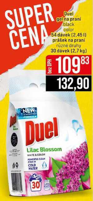 Duel gel na praní black color 54 dávek 2.45l