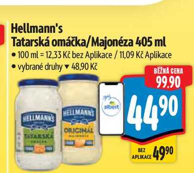 Hellmann's Tatarská omáčka/Majonéza 405 ml 