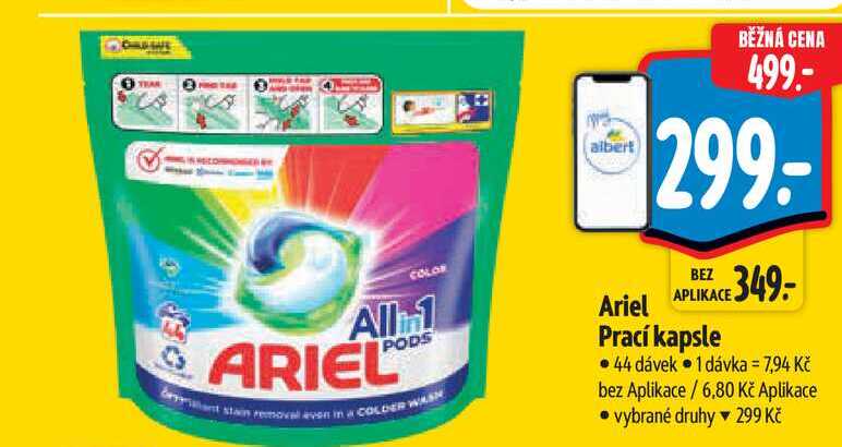 Ariel Prací kapsle 44 dávek