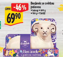 Beránek se světlou polevou 400g