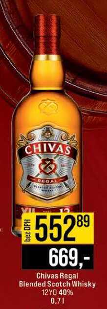 Chivas Regal Blended Scotch Whisky 12YO 40% 0,7l