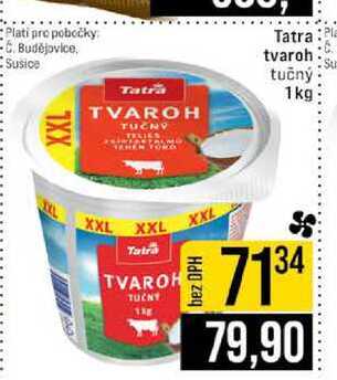 Tatra tvaroh tučný 1kg 